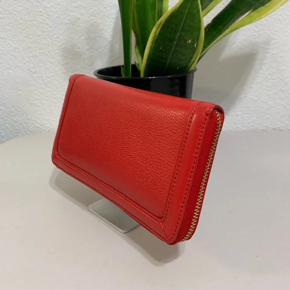 💕💕👜TORY BURCH Red Leather Wallet💕👜👜 - Picture 4 of 8